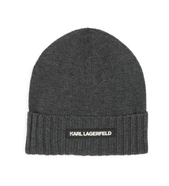 Karl Lagerfeld Cappello lavorato a maglia grigio