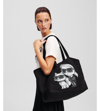 Karl Lagerfeld Ikon shopper tas zwart