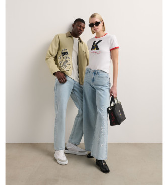 Karl Lagerfeld Disney Blue Baggy Jeans