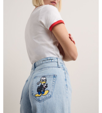 Karl Lagerfeld Disney Blue Baggy Jeans