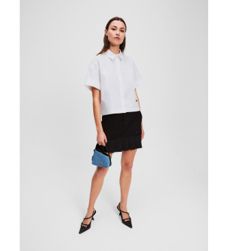 Karl Lagerfeld Chemise en popeline blanche