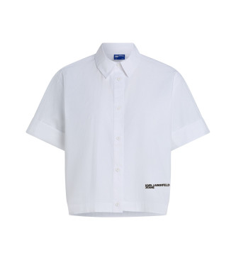 Karl Lagerfeld Chemise en popeline blanche
