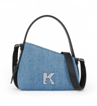 Karl Lagerfeld Borsa Geo Mini Denim Blu
