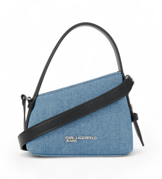 Karl Lagerfeld Borsa Geo Mini Denim Blu