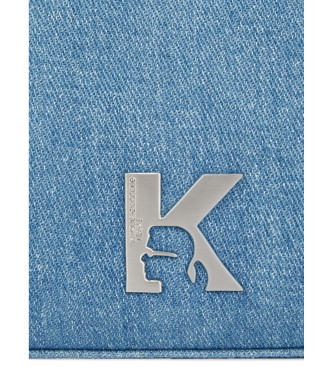 Karl Lagerfeld Borsa Geo Mini Denim Blu