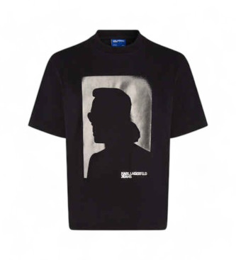 Karl Lagerfeld Midnight Escape T-shirt sort