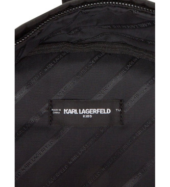 Karl Lagerfeld Mochila com bolso preto