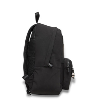 Karl Lagerfeld Canvas Rucksack schwarz