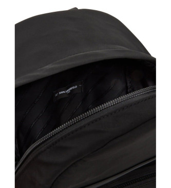 Karl Lagerfeld Canvas Rucksack schwarz