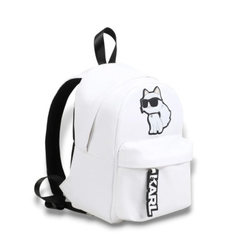 Karl Lagerfeld Liten ryggsck vit