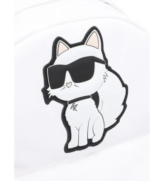 Karl Lagerfeld Liten ryggsck vit