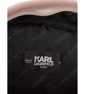 Karl Lagerfeld Mochila pequena cor-de-rosa