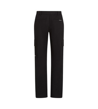 Karl Lagerfeld Pantalon cargo rgulier noir