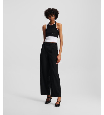 Karl Lagerfeld Pantalon de tailleur noir