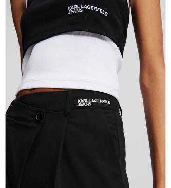 Karl Lagerfeld Pantalon de tailleur noir