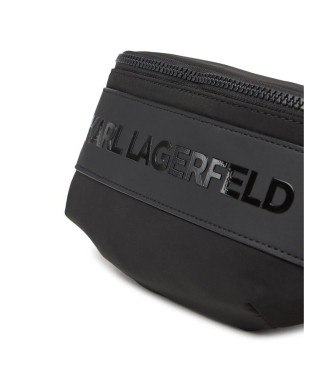 Karl Lagerfeld Zwarte canvas heuptas