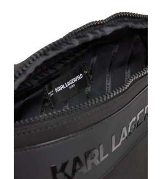 Karl Lagerfeld Zwarte canvas heuptas