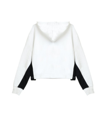 Karl Lagerfeld Sweat  capuche noir, blanc