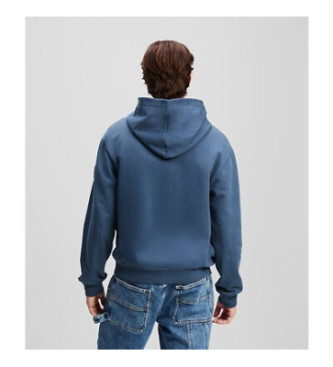 Karl Lagerfeld Sweatshirt com logtipo azul