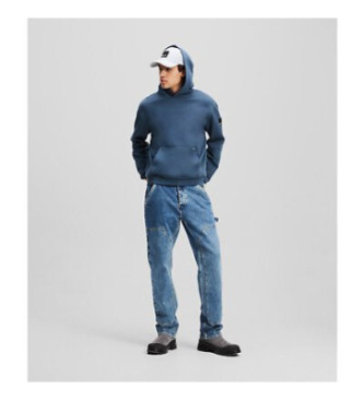 Karl Lagerfeld Sweatshirt com logtipo azul