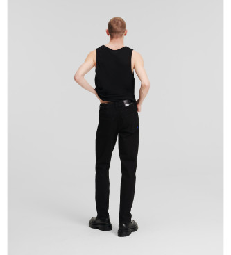 Karl Lagerfeld Basic Jeans schwarz