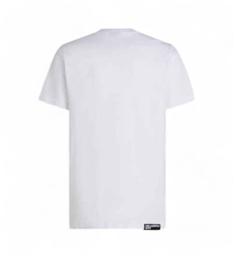 Karl Lagerfeld T-shirt bianca con logo