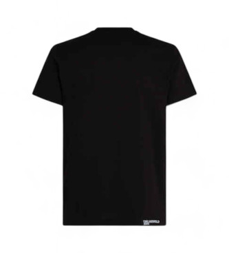 Karl Lagerfeld Logo T-shirt zwart