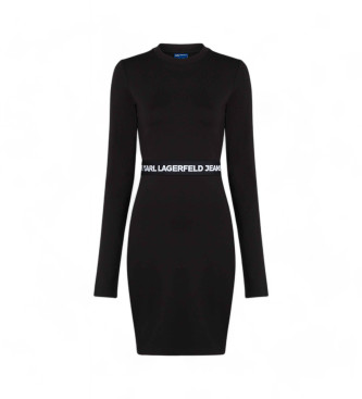 Karl Lagerfeld Tight-fitting black dress