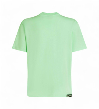 Karl Lagerfeld Camiseta logotipo verde