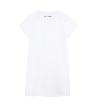 Karl Lagerfeld White short sleeve dress