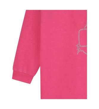 Karl Lagerfeld Abito in maglia rosa