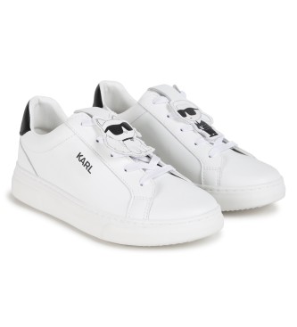 Karl Lagerfeld Zapatillas de piel blanco