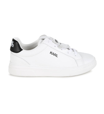 Karl Lagerfeld Baskets en cuir blanc