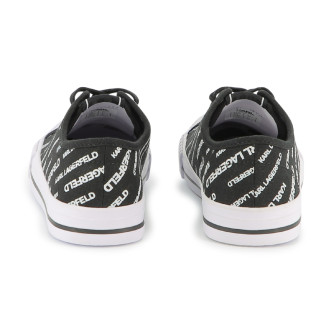 Karl Lagerfeld Black fabric trainers