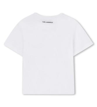 Karl Lagerfeld Maglietta con la faccia bianca