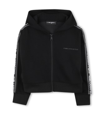 Karl Lagerfeld Chaqueta con capucha Karl negro