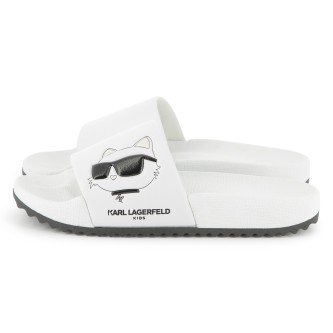 Karl Lagerfeld Bele japonke z logotipom