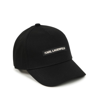 Karl Lagerfeld Schwarze Logo-Kappe