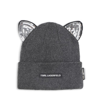 Karl Lagerfeld Cappello da gatto grigio