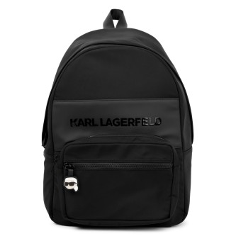 Karl Lagerfeld Canvas Rucksack schwarz