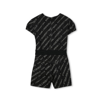Karl Lagerfeld Grt jumpsuit i fljl