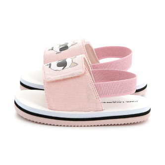 Karl Lagerfeld Leichte rosa Sandalen