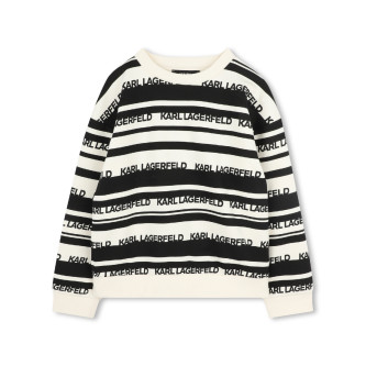 Karl Lagerfeld Sweatshirt  imprim noir et blanc