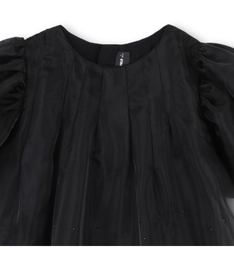 Karl Lagerfeld Abito in voile nero
