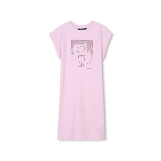 Karl Lagerfeld rmels kjole, pink