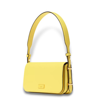 Kate Spade Bolso de hombro de piel lisa Liv amarillo