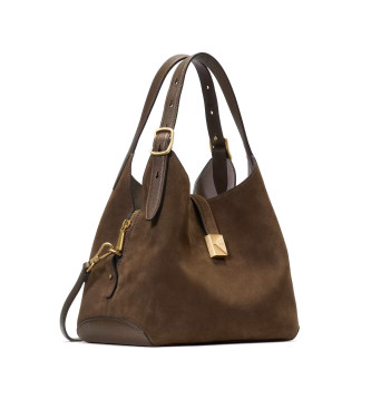 Kate Spade Deco Pebbled vska i brunt lder