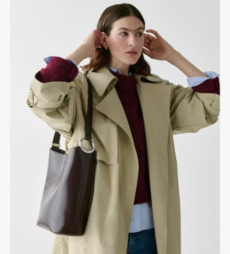 Kate Spade Halo Glazed brown bag