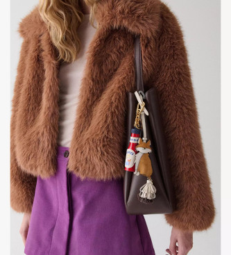 Kate Spade Brown fox keyring