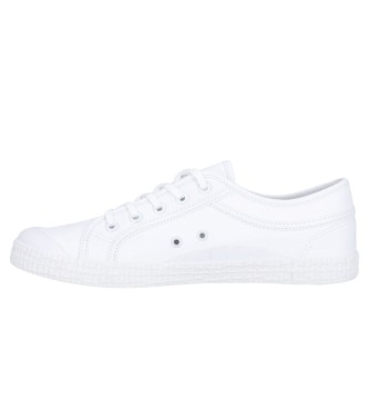 Kawasaki Tennis Retro Leren Sneakers wit